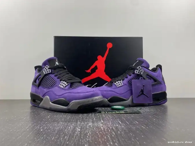 80% Off Sale Purple x Air Scott 4 Jordan Travis Suede 0521